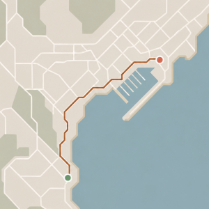 Beach & Calisthenics Route